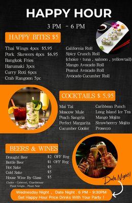 Happy Hour Menu