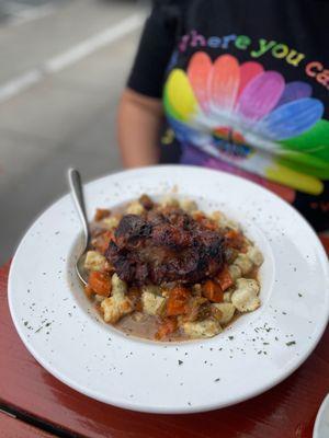 Ox tail gnocchi