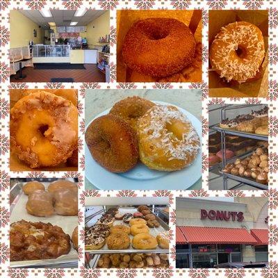 Montage of images from O'Henry Donuts