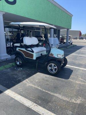 Affordable Golf Carts! "Rhonda" California Surf Cart!