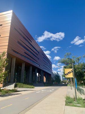 View from campus walking trails connecting dorms and classrooms