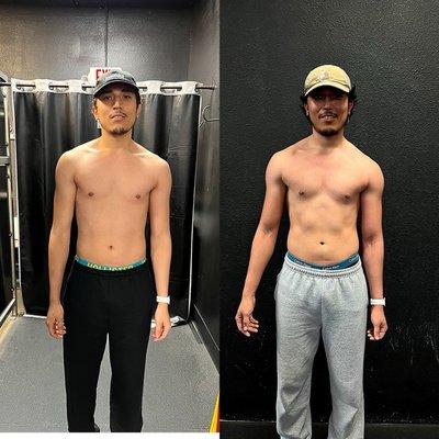 Before and After (3 month transformation)