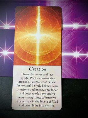 Oracle card