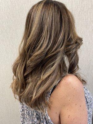 Balayage and lowlights