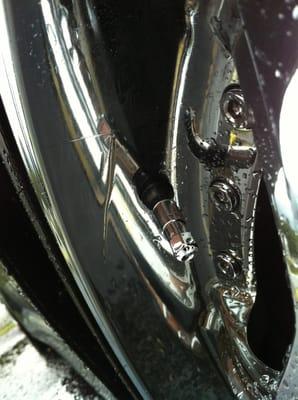 Damaged wheel