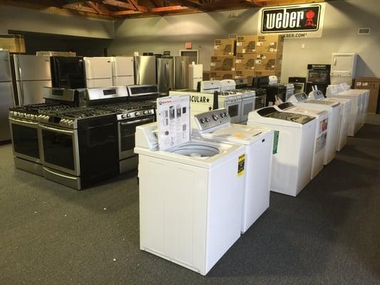 We Always have big selection . Washers  Dryers Ranges  Refrigerators