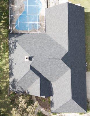 Installed: CTD Landmark Charcoal Black shingles--Brevard County, FL