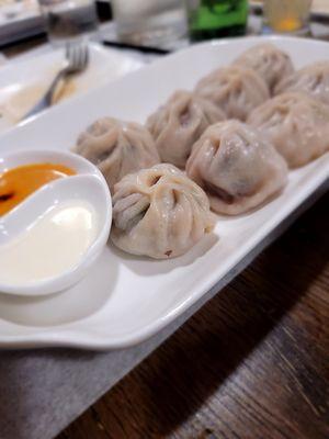 Beef and Chive Momo. $12. Our favorite of the bunch