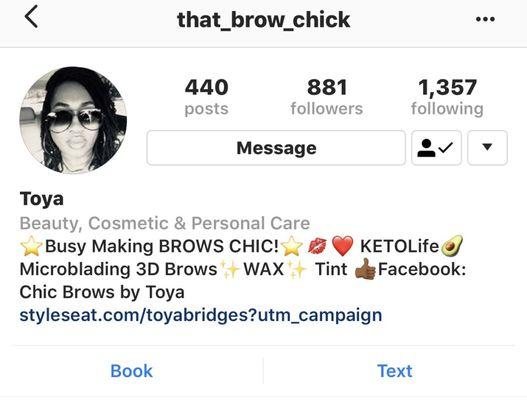 CHIC BROWS by TOYA