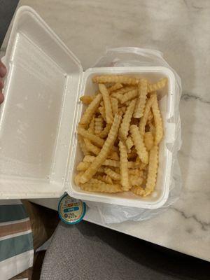 Large side of fries