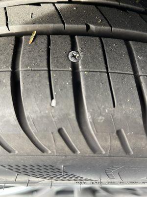 Screw puncture