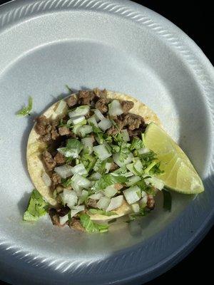 Asada taco