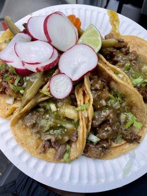 Pastor, tripa, lengua, & cabeza