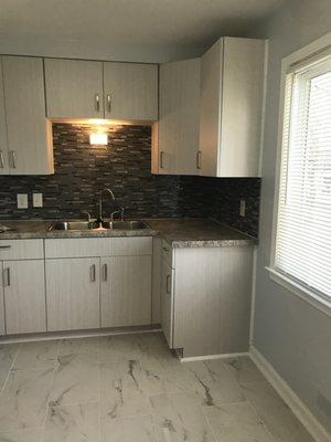 Kitchen remodel at a rental property