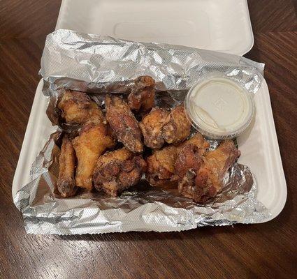 10 Piece Wings w/ Garlic Parmesan