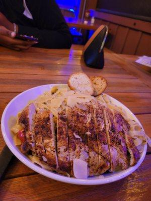 Blackened chicken pasta