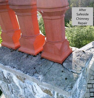 Yes they are the same photo because Safeside Chimney abandoned the project.