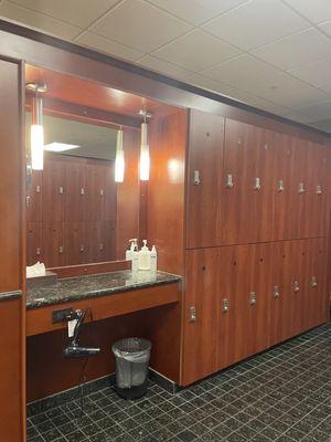 Women's locker room