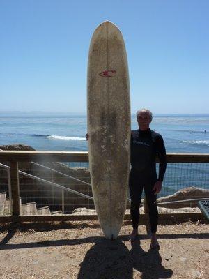 Eric in his happy place! Eric has been in flooring for about 30 years! He obviously deserves a break sometimes!