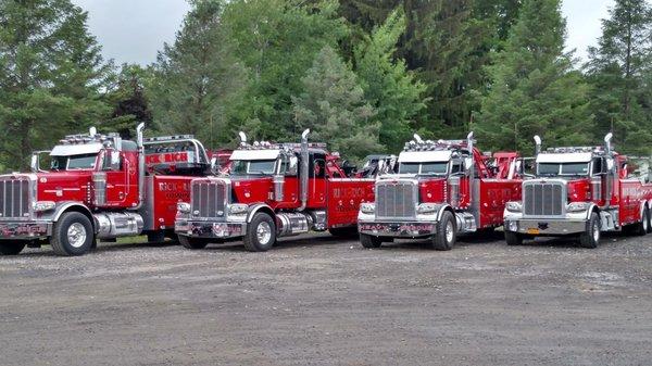 Rick And Rich Towing's Truck Fleet