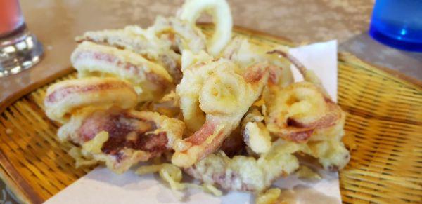 The fried calamari