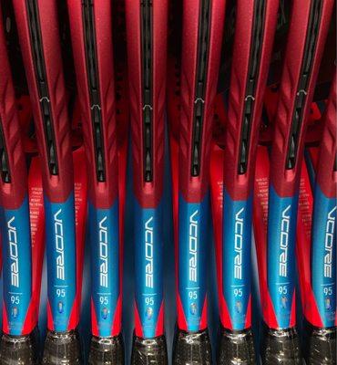 Yonex Vcore rackets are waiting for you.