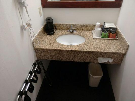 Sink area.