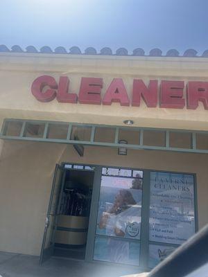 Cleaners storefront