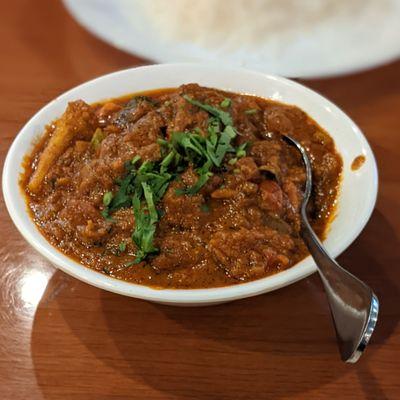 Avakai veg curry: spicy and very flavorful