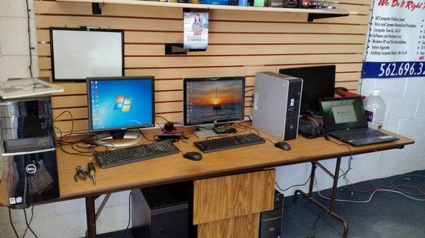 We have multiple workstations to get our customer's needs taken care of quickly.