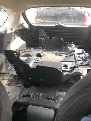 Car parts Subaru dealership ordered and we're supposed to install.