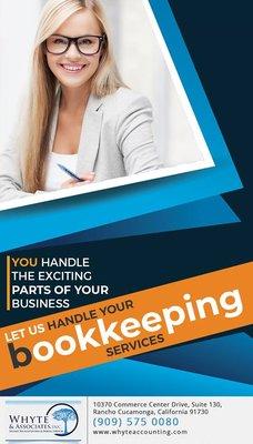 Meticulous #bookkeeping is the backbone of any successful business, but it can also be boring. We can take care of it!