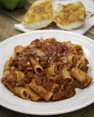 Rigatoni with Meat sauce