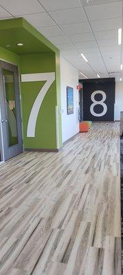 Green & Black waiting areas - 2nd floor