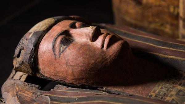 Ancient Egyptian coffin on display at Museum of World Treasures