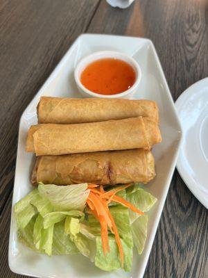 Egg rolls!! Amazing! They use the sweet dough!!!