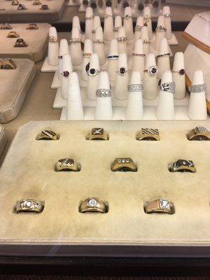 Just some... of the fantastic selection of men's rings