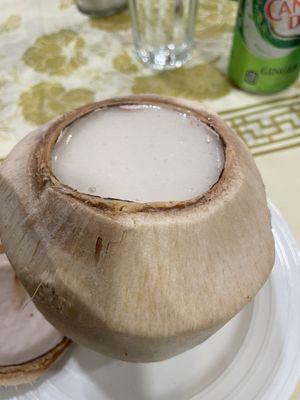 Coconut pudding