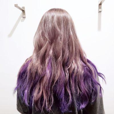 Secret Two Tone color  by Megan #violet color hair