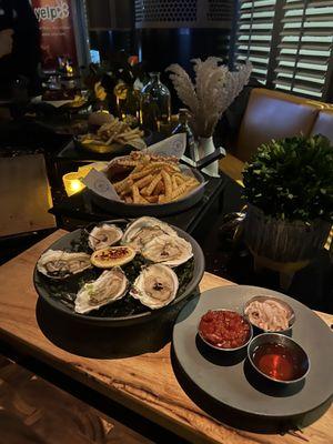 Oysters and fries