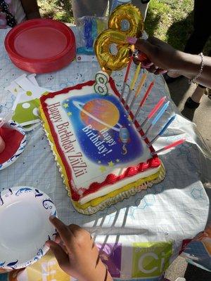 Thank you Safeway for a great birthday cake! It was delicious too