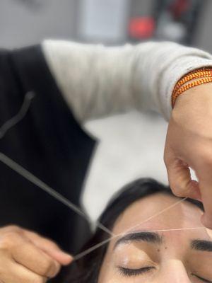 Eyebrow Threading