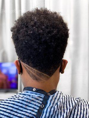 Edgy tapered cut