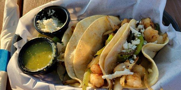 Shrimp tacos