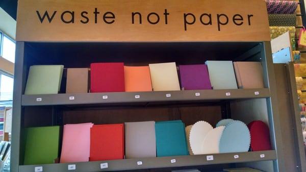 So many envelope colors!