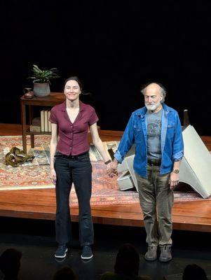 Peter Friedman and Sydney Lemmon in JOB