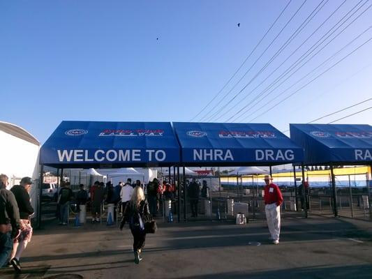 Entering the church of NHRA