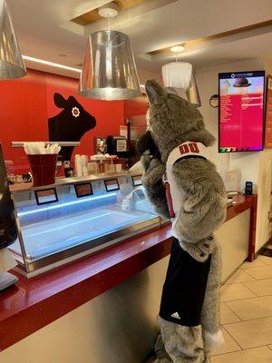 Mr. Wuf wants some ice cream