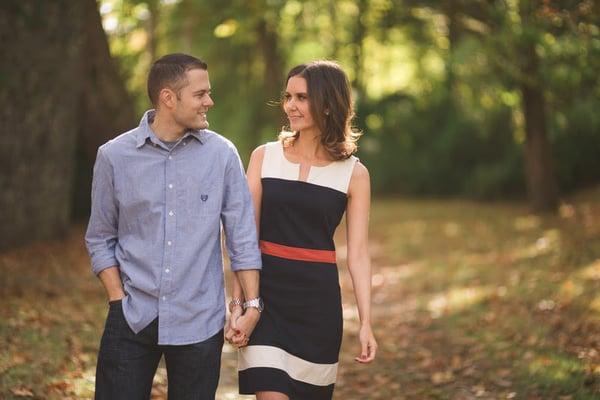 Engagement session at Hagley Museum in Wilmington