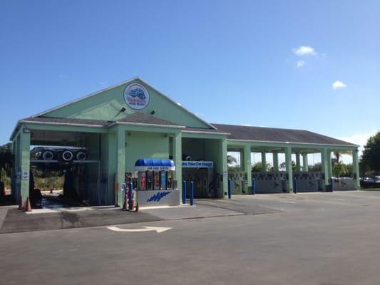 Bubbles Auto Wash located next to Golden Corral.  1 mile east of 95/FL Turnpike on SR 70-better known as Okeechobee rd.